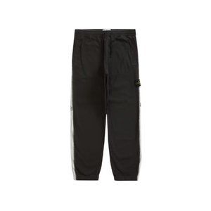 Stone Island Supreme Black Stripe Sweatpants SS22